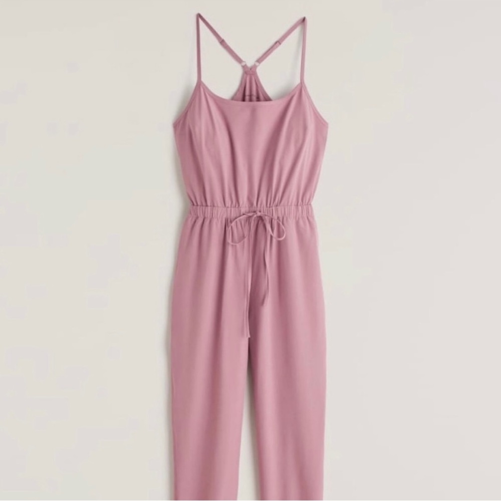 Pink Abercrombie Traveler Jumpsuit